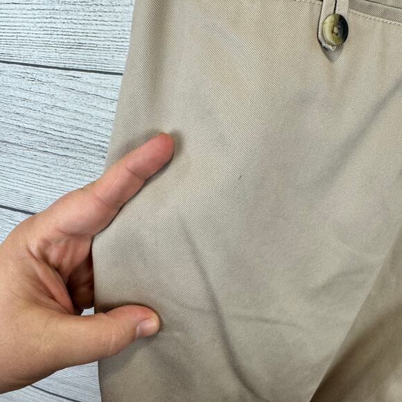 Jos A Bank Men's Khaki Traveler's Collection Twill Cotton Dress Pants Size 38x30 - Picture 8 of 10